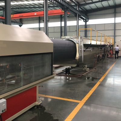 HDPE Pipe Extrusion Line with Deep Screw Structure in Qingdao Port