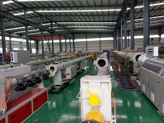 55 Kw Motor Power Customized HDPE Pipe Production Line for Water Supply 20-110 mm