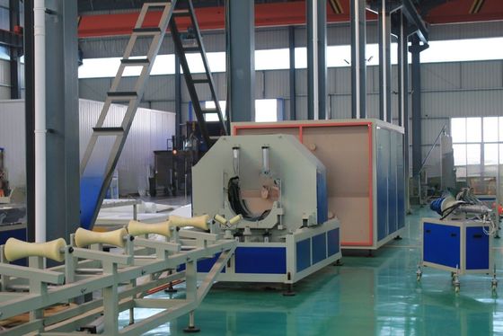 Single-Screw Pipe Extrusion Production Line for HDPE PE Water Pipe Manufacturing