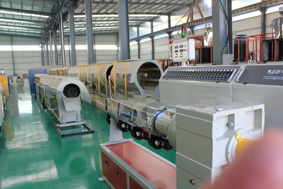 Deep Screw Structure PP PE Pipe Making Machine Line for Computerized Control System