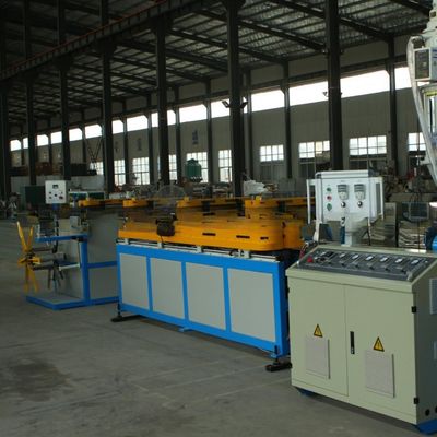 Exhaust PVC Plastic Single Wall Corrugated Pipe Extruder Machine SJ65/33 with Low Powe