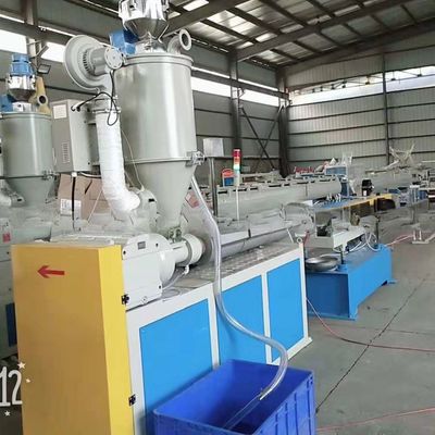 Exhaust PVC Plastic Single Wall Corrugated Pipe Extruder Machine SJ65/33 with Low Powe
