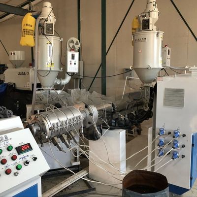 PPR Pipe Production Line with Deep Screw Screw Channel Structure and PE Plastic Processed