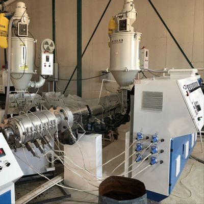 Single-Screw Double Layer PPR Pipe Production Line with Deep Screw Channel Structure