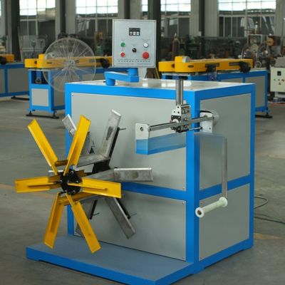 Durable PVC Single Wall Corrugated Pipe Line Produced by PE Extrusion Molding Machine