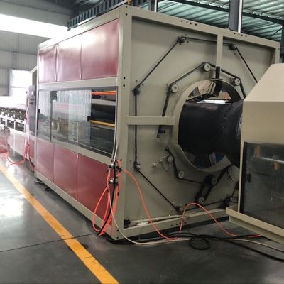 One Feed Reliance PE Pipe Production Line equipped with Deep Screw Channel Structure