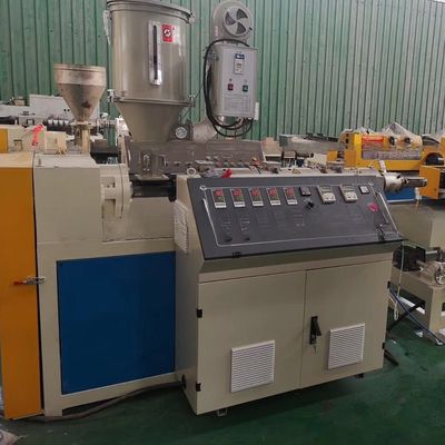 High Automation 20-63mm PE PVC Single Wall Corrugated Pipe Line with Pipe Extruder