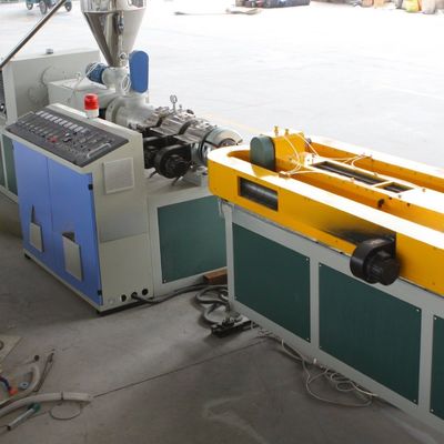 High Automation 20-63mm PE PVC Single Wall Corrugated Pipe Line with Pipe Extruder