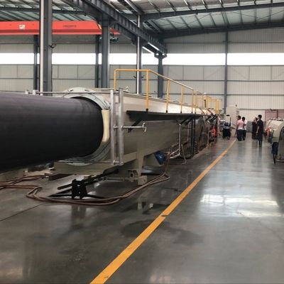 Full Intermeshing Engagement System HDPE Pipe Extruder with PE Plastic Processed