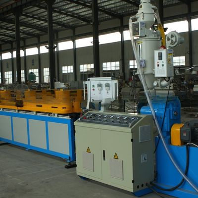 Automatic PVC Single Wall Corrugated Pipe Extruder Line for High Volume Production