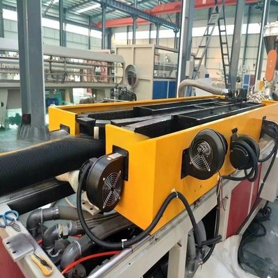 Condition PVC Single Wall Corrugated Pipe Production Line with Separate Type Extruder