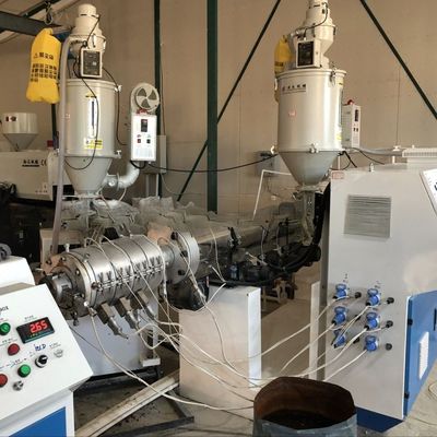 Full Intermeshing Engagement System PPR Tube Extruder Machine for One Feed and Output
