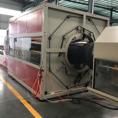 Long Service Life HDPE Pipe Extrusion Machine Equipped with Single-Screw Pipe Extruder