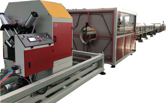 75mm-250mm HDPE Pipe Production Line 410kg/H PE Pipe Extrusion Machine