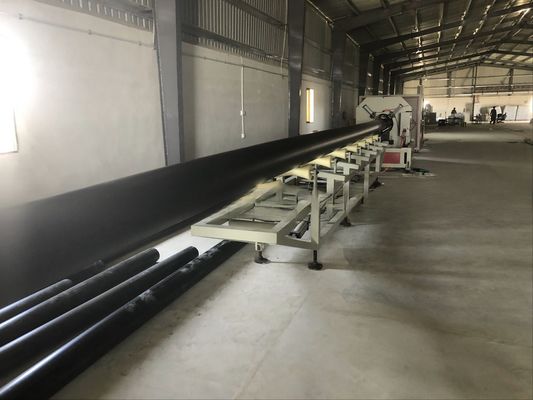 75mm-250mm HDPE Pipe Production Line 410kg/H PE Pipe Extrusion Machine