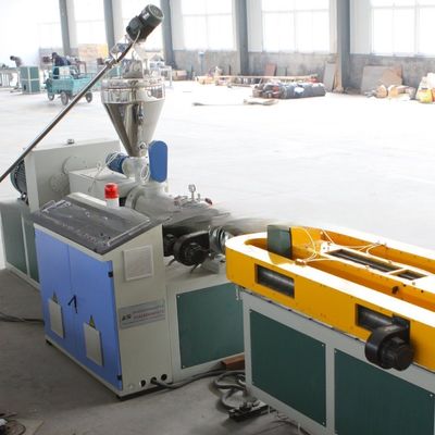 PE Plastic Processed SJ65/30 PVC Single Wall Corrugated Pipe Extruder Machine for Products