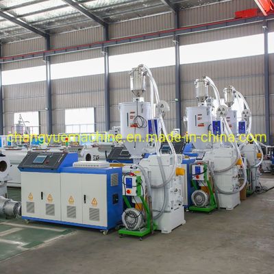High Speed HDPE Water Supply Pipe Extrusion Line with PE Plastic Processing Efficiency