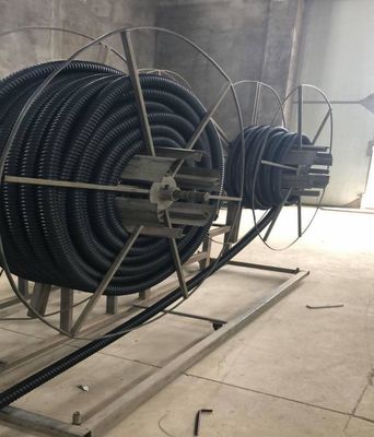 20-200 mm Pipe Size PE Carbon Spiral Corrugated Pipe Production Line with Automation