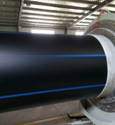 800mm HDPE/PE Water Gas Supply Pipe Plastic Making Machine with Single Screw Extruder