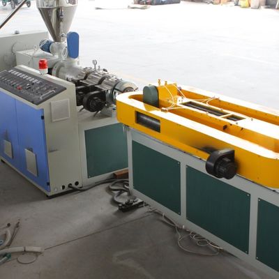Single-Screw PVC Single Wall Corrugated Pipe Production Line with Deep Screw Channel