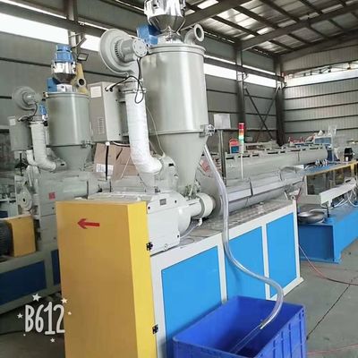 Customized Request PVC Single Wall Corrugated Pipe Extruder Machine with Exhaust