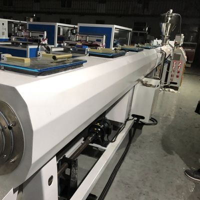 Computerized Plastic PVC UPVC Pipe Production Line with Deep Screw Channel Structure