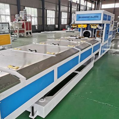 Full Intermeshing Plastic PVC Tube Extruder Line with Deep Screw Channel Structure