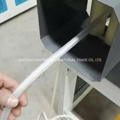 Full Intermeshing Engagement System Deep Screw PVC Fibre Reinforced Pipe Extruder Line