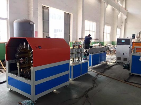 Deep Screw Channel Structure PVC Fibre Reinforced Pipe Extruder Line Making Machine