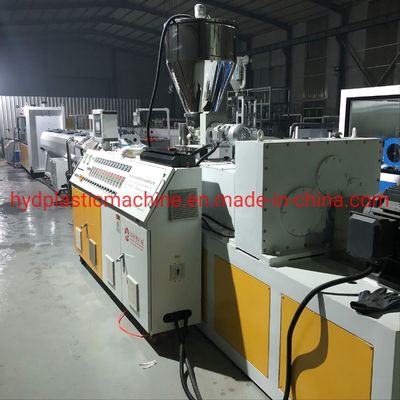 Double-screw PVC Water Supply Pipe Production Line with ISO9001 2008 Certification