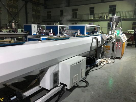 Double-screw PVC Water Supply Pipe Production Line with ISO9001 2008 Certification