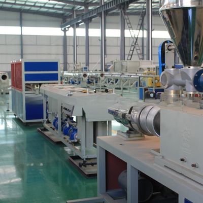 Full Intermeshing Engagement System Automatic Plastic PVC Conbuit Pipe Production Line