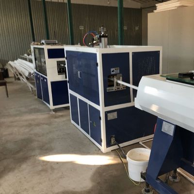 Feeding Mode One Feed PVC Pipe Making Machine with Deep Screw Channel Structure
