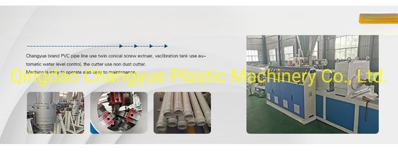 Customizable SJSZ65/132 PVC Water Drainage Pipe Production Line for Customer Requirements