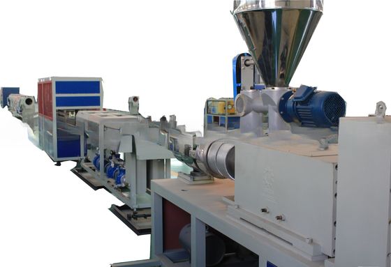 Customized Two / Four Cavity PVC Conduit Pipe Making Line for Outlet Pipe Production