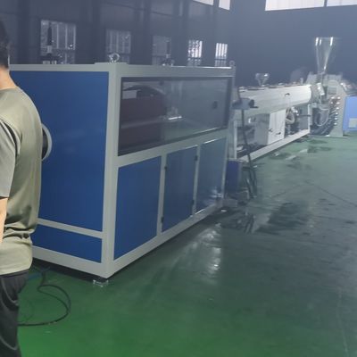 Twin-Screw PVC Drain Pipe Making Machine for 25*1.5*3.5m at Attractive and Reasonable