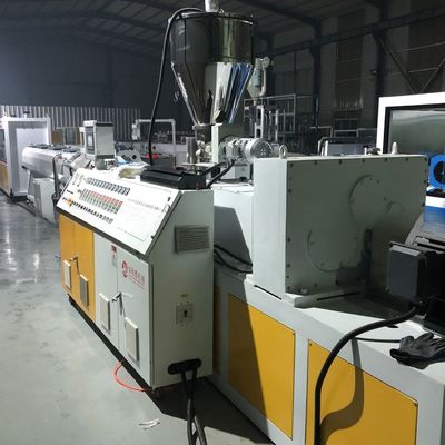 Full Intermeshing Engagement System PVC Pipe Production Line for Plastic Processed PVC
