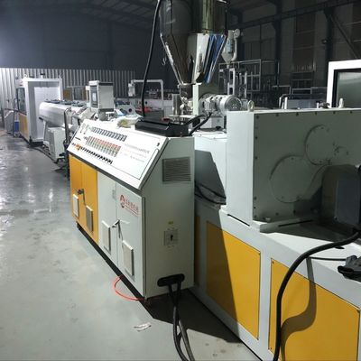 Full Intermeshing Engagement System Twin-Screw PVC Pipe Production Line for Operation