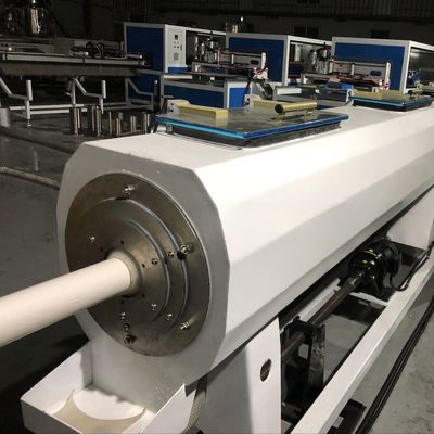Full Intermeshing Engagement System Twin-Screw PVC Pipe Production Line for Operation