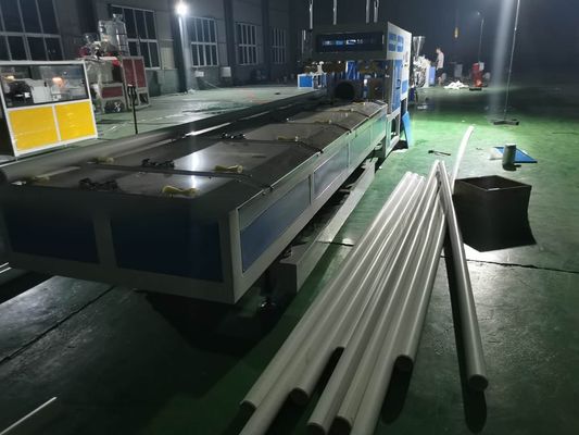 Customized 65/132 UPVC Drainage Pipe Production Line with Online Socketing Machine