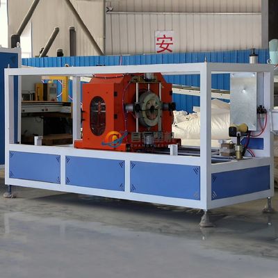 Double Screw PVC Pipe Extruder Machine with Deep Screw Channel Structure and Exhaust