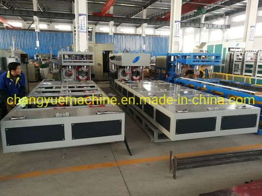 Full Intermeshing Engagement System PVC Foam Pipe Production Line for PVC Pipe Making