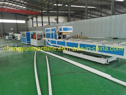 Full Intermeshing PVC Wiring Casing Pipe Plastic Extruder Machine for Automation