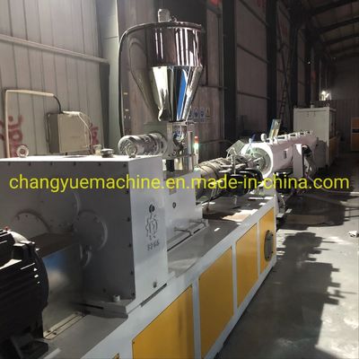 Full Intermeshing PVC Wiring Casing Pipe Plastic Extruder Machine for Automation
