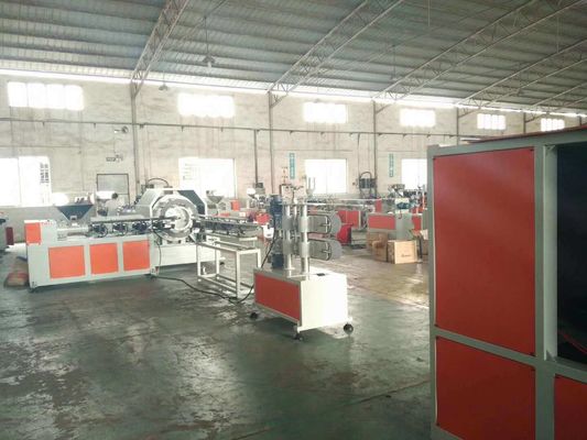 Plastic Processed PVC Braided Hose Extrusion Machine for Exhaust / Garden Hose Making
