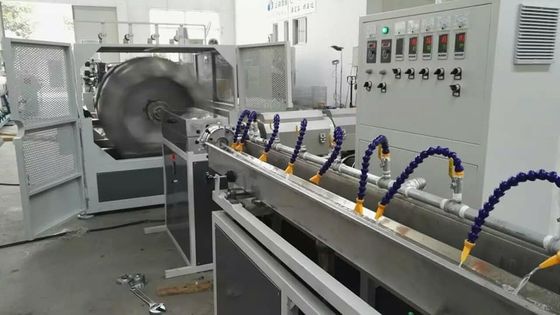 Plastic Processed PVC Braided Hose Extrusion Machine for Exhaust / Garden Hose Making