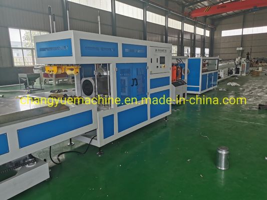 200-250 Kg/H Output Water Drainage UPVC Pipe Extrusion Machine with Double-screw