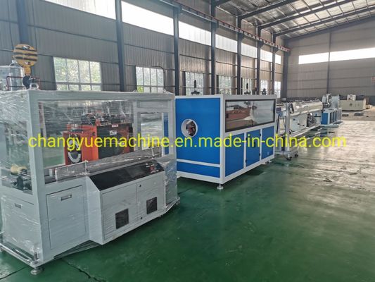 200-250 Kg/H Output Water Drainage UPVC Pipe Extrusion Machine with Double-screw