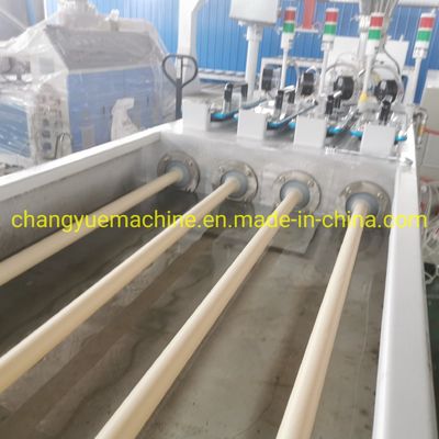 Electricity Conduit PVC Pipe Making Machine with Double-screw 65/132 Extruder Size