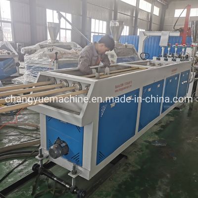 25*1.5*3.5m PVC Pipe Extrusion Molding Machine for Satisfied 4 Cavity Production Line